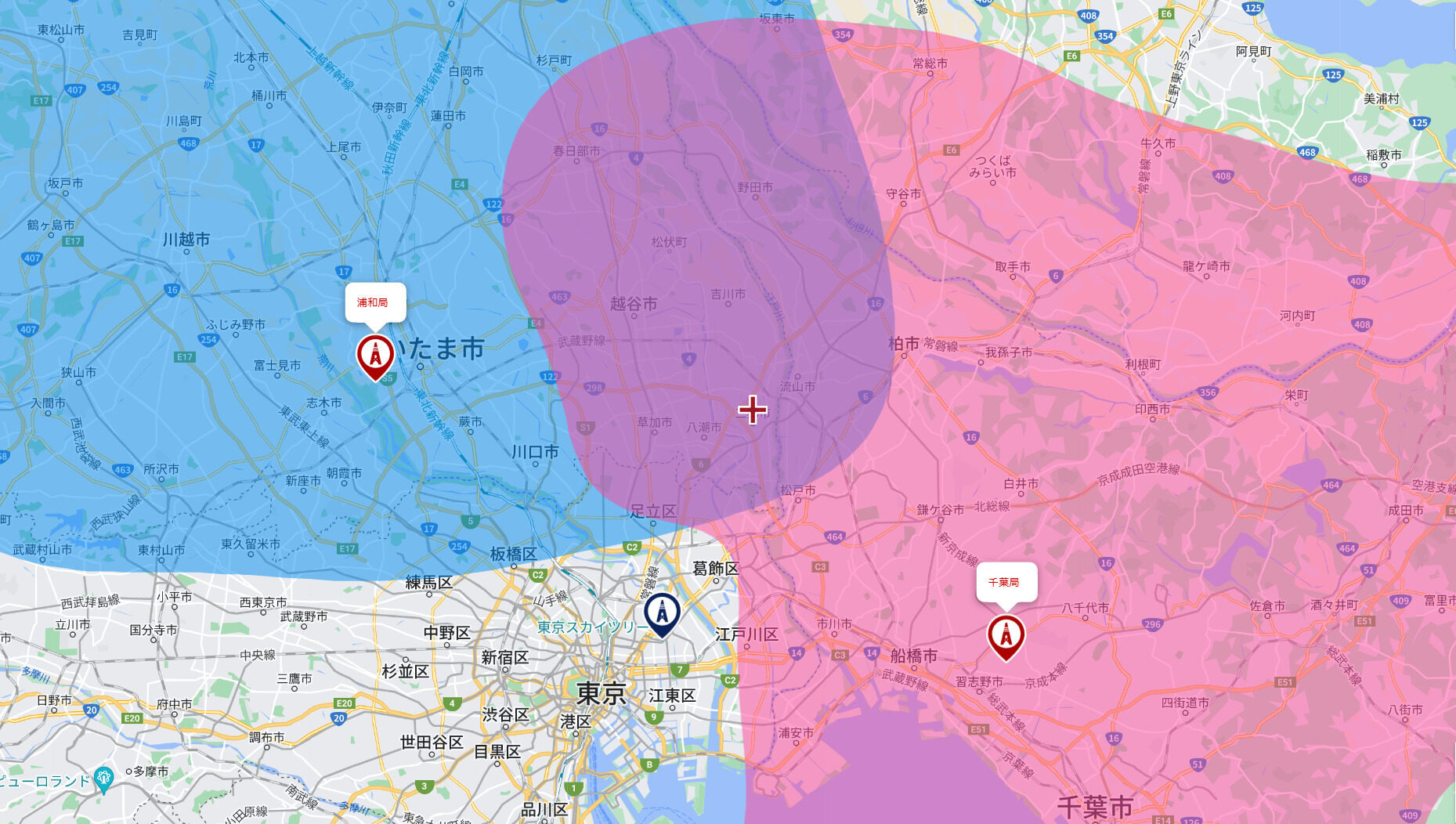 三郷市の電波事情